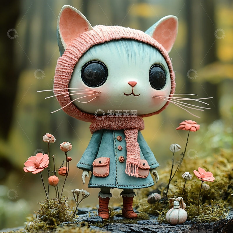 高清大图下载【趣麦麦图】原创手办玩偶9