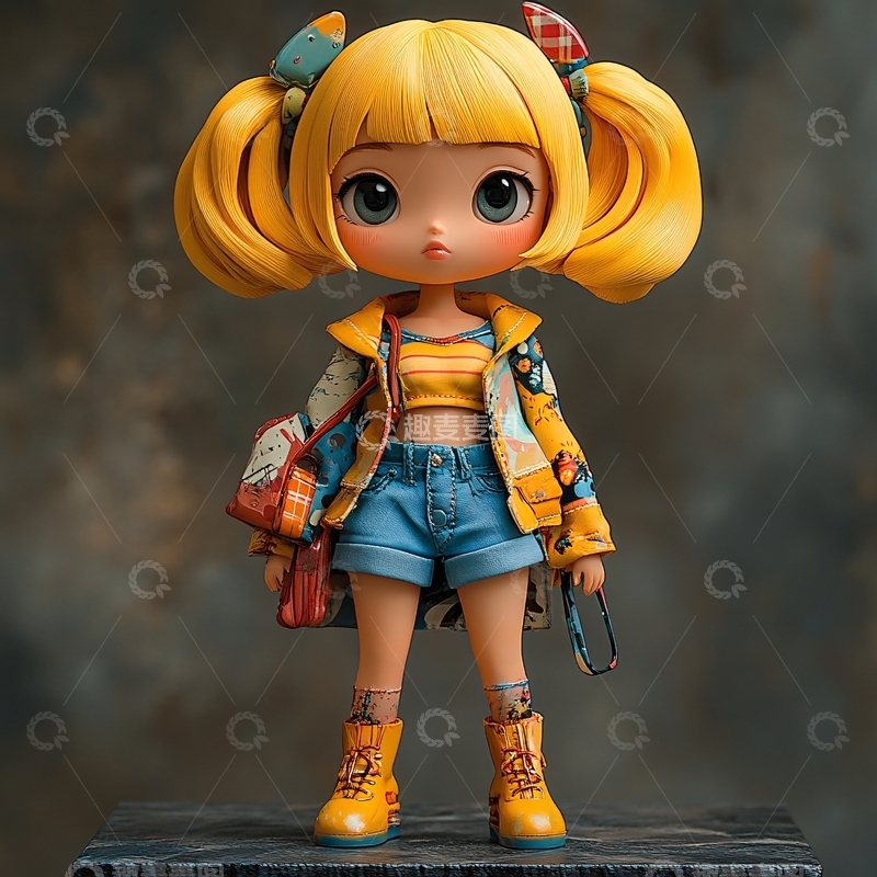 高清大图下载【趣麦麦图】原创手办玩偶12