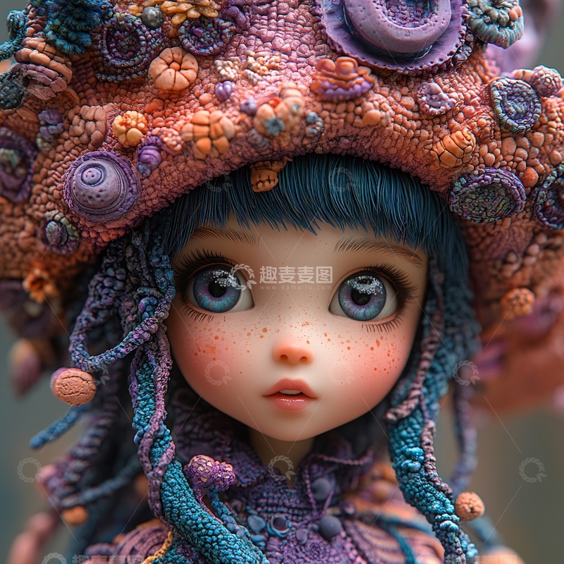 高清大图下载【趣麦麦图】娃娃艺术品