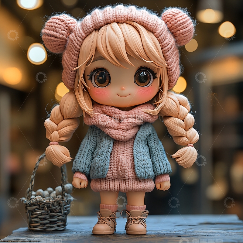 高清大图下载【趣麦麦图】小女孩盲盒1