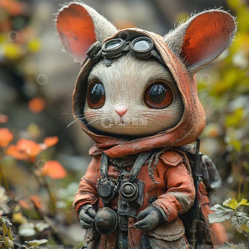 高清大图下载【趣麦麦图】卡通手办玩偶鼠