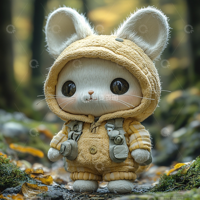 高清大图下载【趣麦麦图】原创动物潮玩2