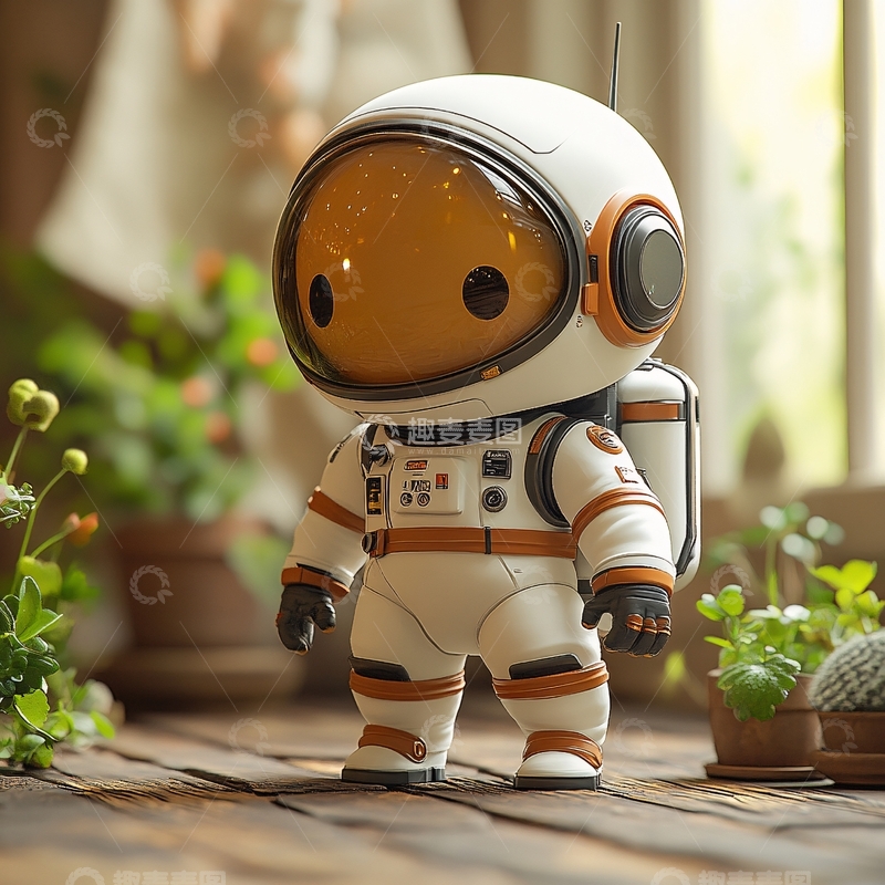 高清大图下载【趣麦麦图】宇航员手办