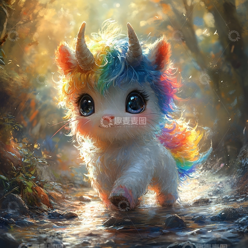 高清大图下载【趣麦麦图】毛茸茸风格插画