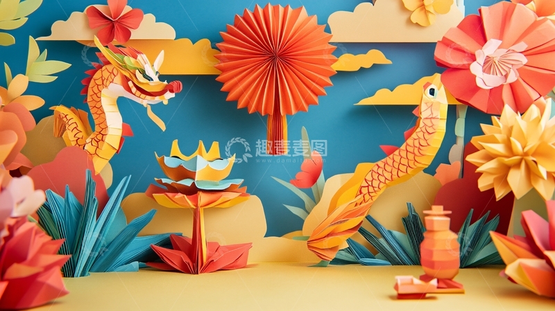 高清大图下载【趣麦麦图】立体纸艺3