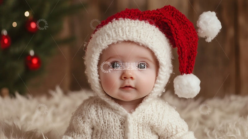 高清大图下载【趣麦麦图】-圣诞节小孩1