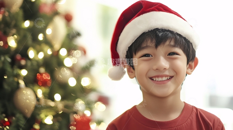 高清大图下载【趣麦麦图】圣诞小朋友2