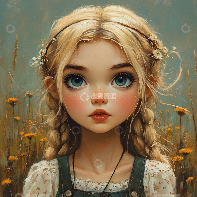 高清大图下载【趣麦麦图】写实人物插画5