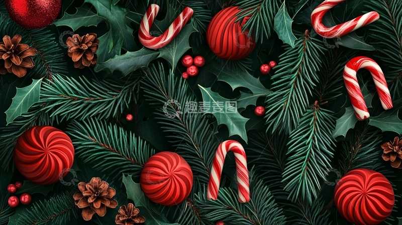 高清大图下载【趣麦麦图】创意圣诞壁纸2