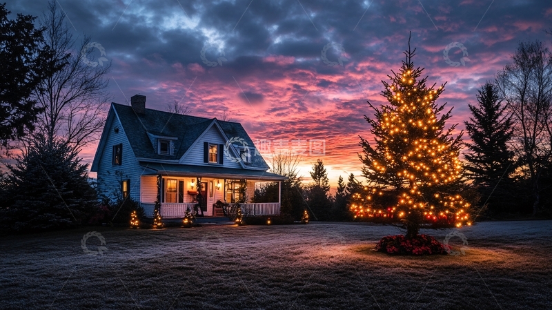 高清大图下载【趣麦麦图】温馨家园圣诞6