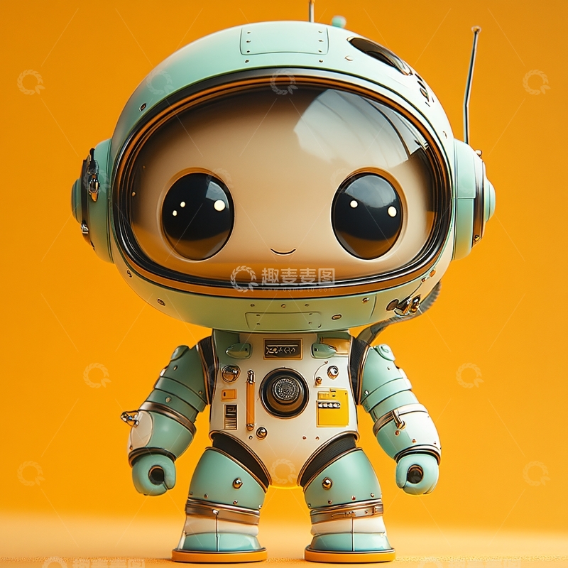 高清大图下载【趣麦麦图】科技感娃娃吉祥物10