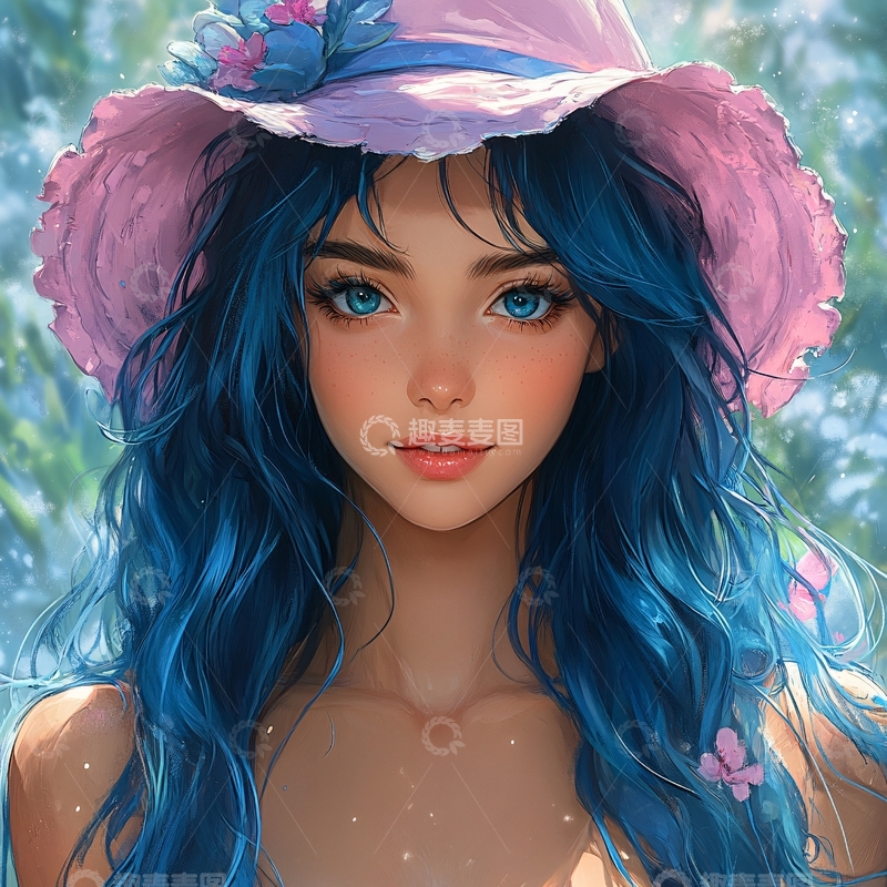 高清大图下载【趣麦麦图】写实人物插画3