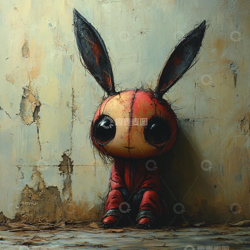 卡通手办玩偶兔2