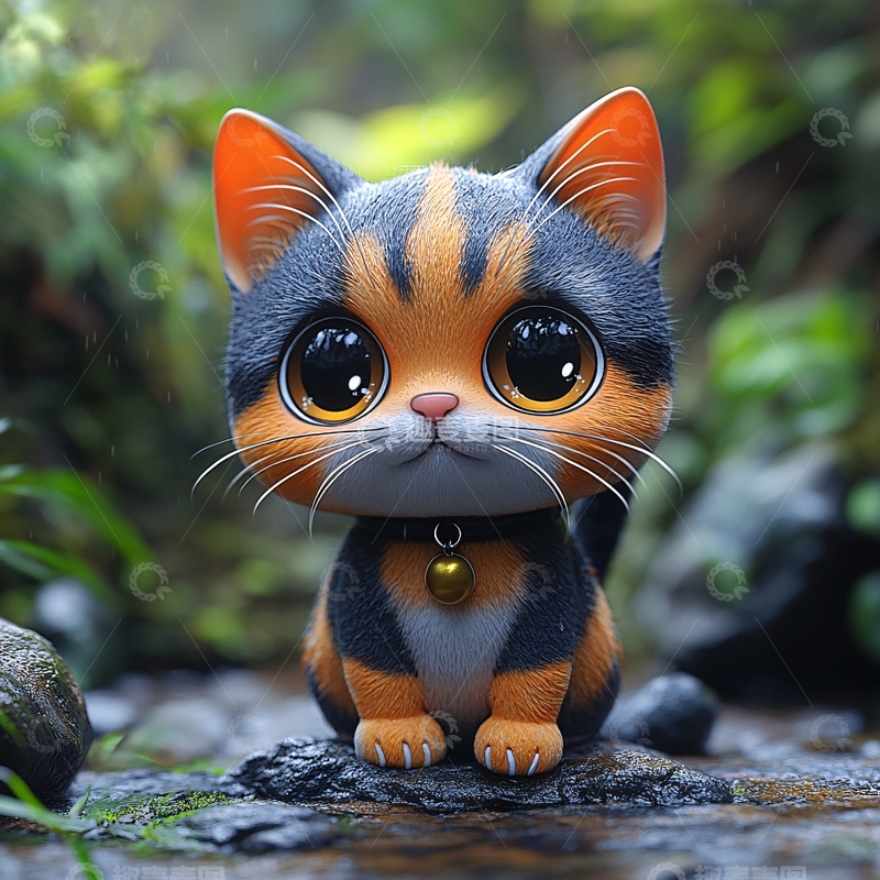 高清大图下载【趣麦麦图】卡通猫咪46