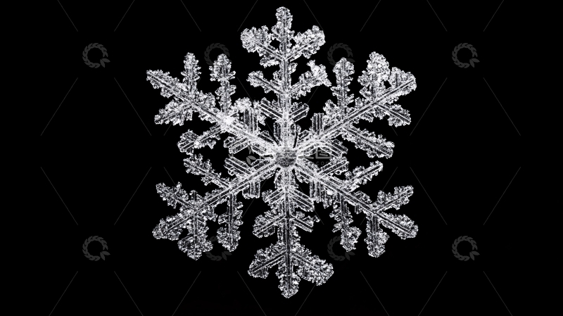 高清大图下载【趣麦麦图】雪花效果图7