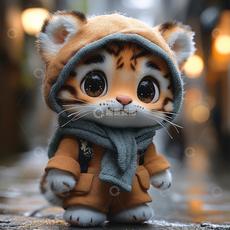 卡通手办玩偶虎3