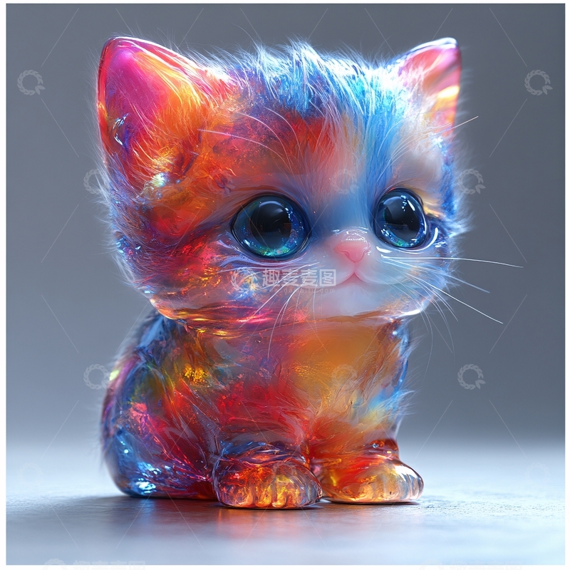 高清大图下载【趣麦麦图】卡通猫咪44