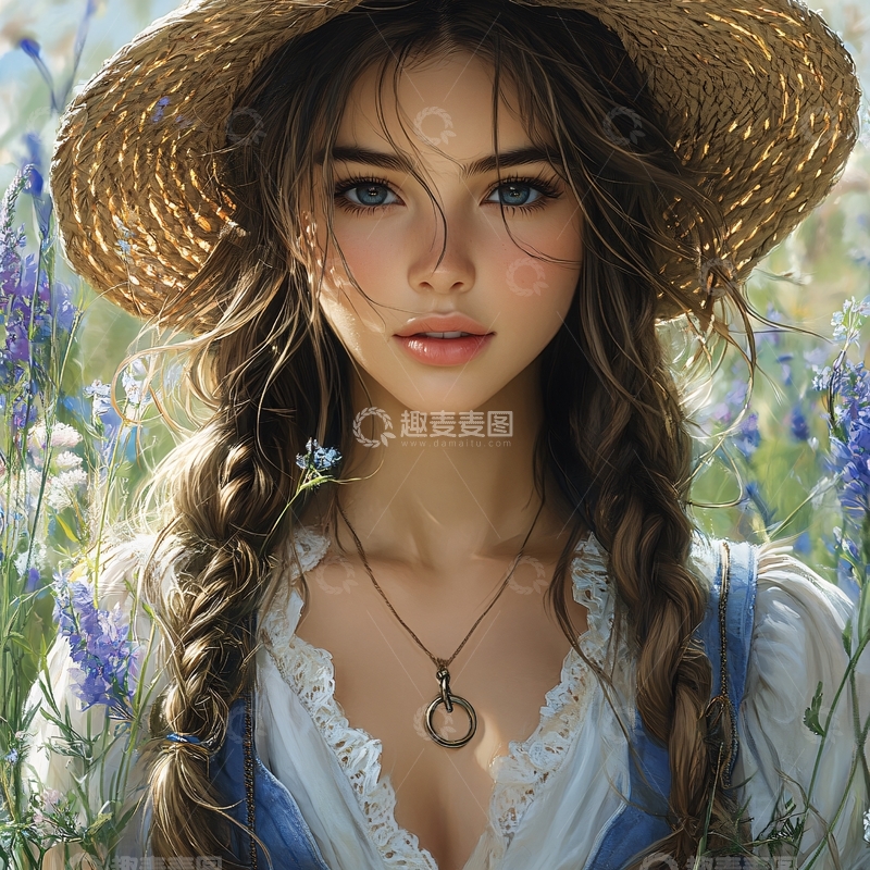 高清大图下载【趣麦麦图】写实人物插画10