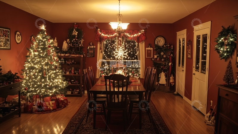 高清大图下载【趣麦麦图】圣诞厨窗摄4