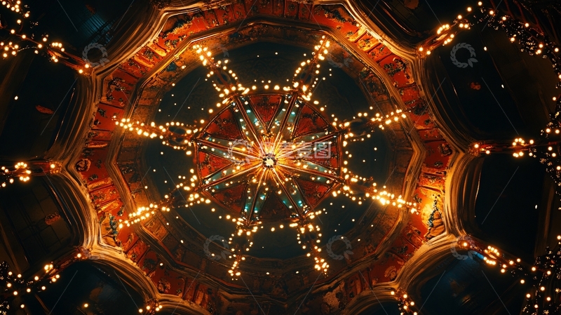 高清大图下载【趣麦麦图】主餐厅穹顶