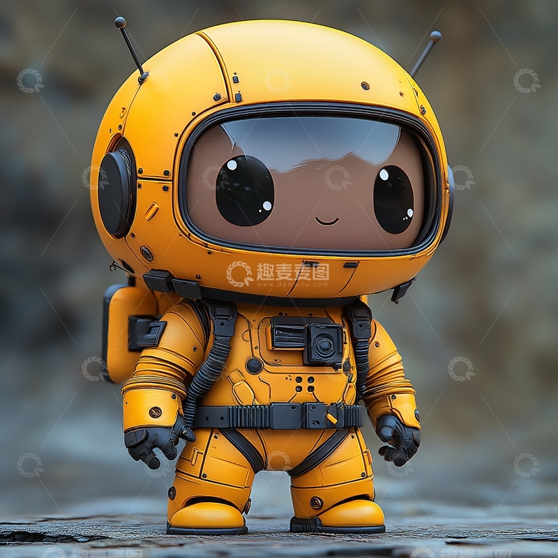 高清大图下载【趣麦麦图】科技感娃娃吉祥物11