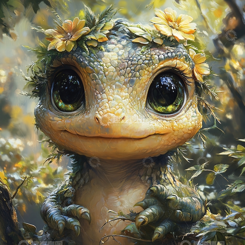 高清大图下载【趣麦麦图】动物插画写实