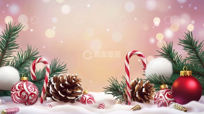 高清大图下载【趣麦麦图】圣诞节背景22