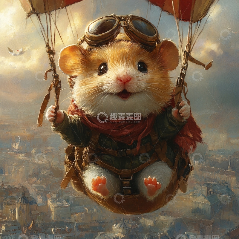 高清大图下载【趣麦麦图】原创仓鼠