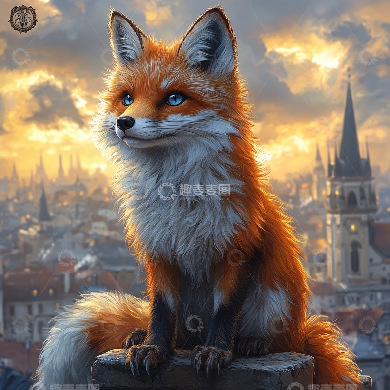 高清大图下载【趣麦麦图】小狐狸临摹38