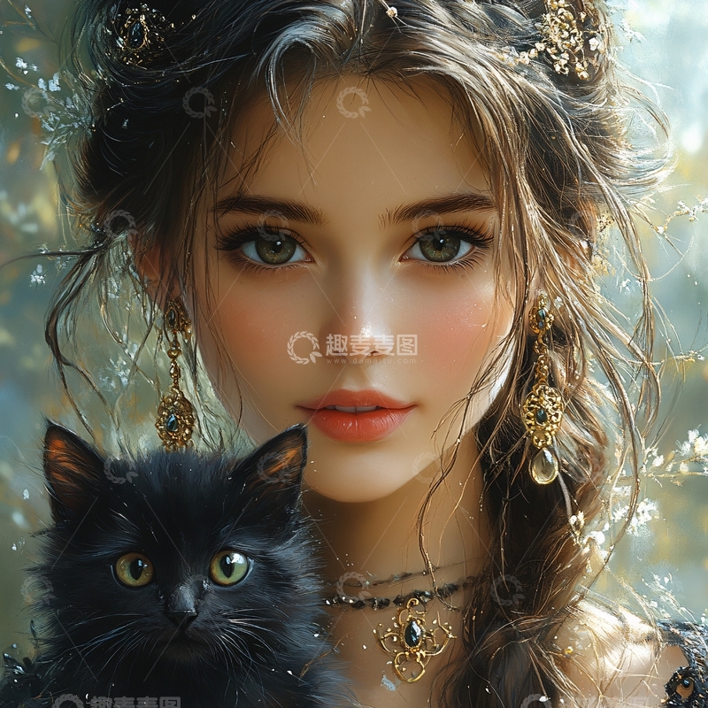 高清大图下载【趣麦麦图】写实人物插画14