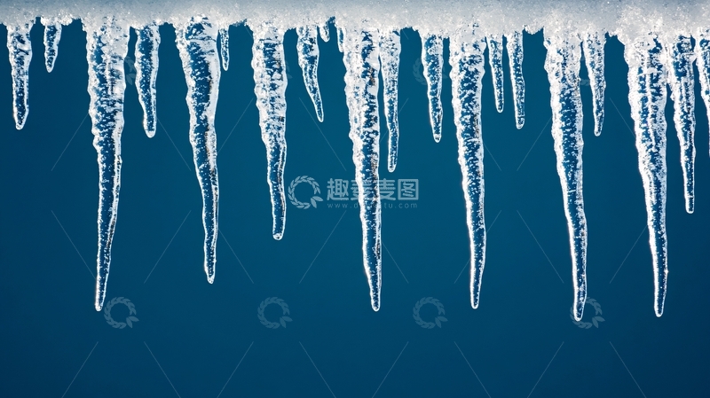高清大图下载【趣麦麦图】-冰柱素材