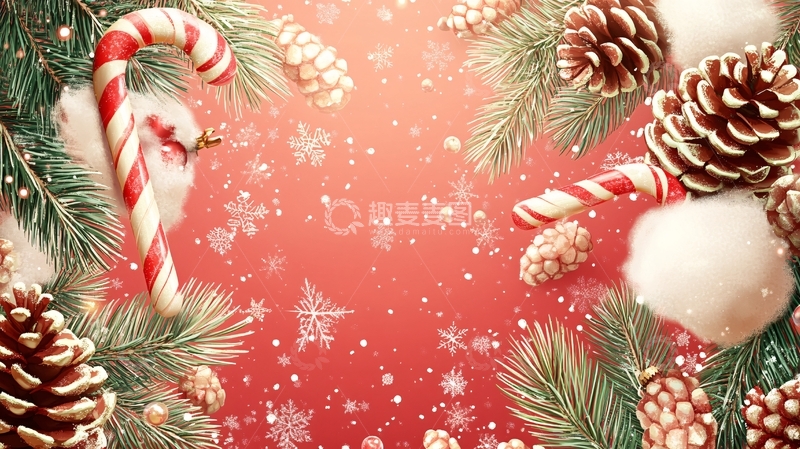 高清大图下载【趣麦麦图】新年节日装饰品