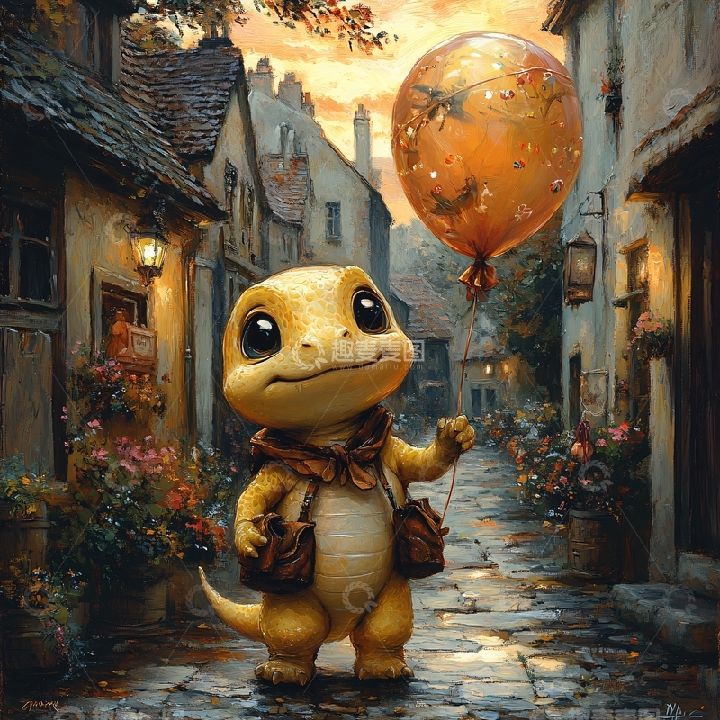 高清大图下载【趣麦麦图】呆萌小恐龙头像