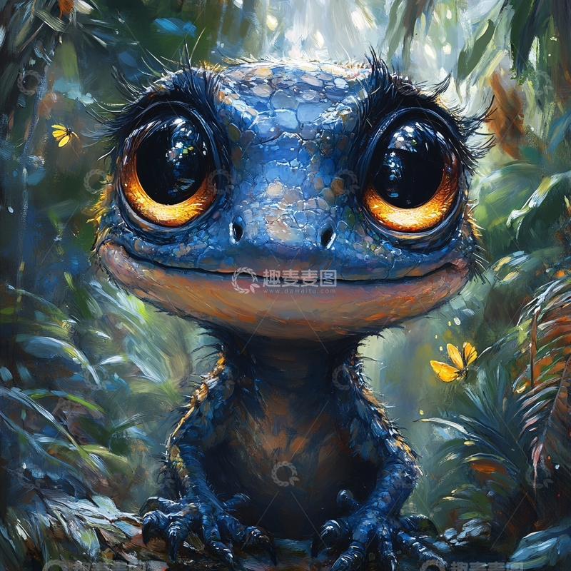 高清大图下载【趣麦麦图】动物插画写实2