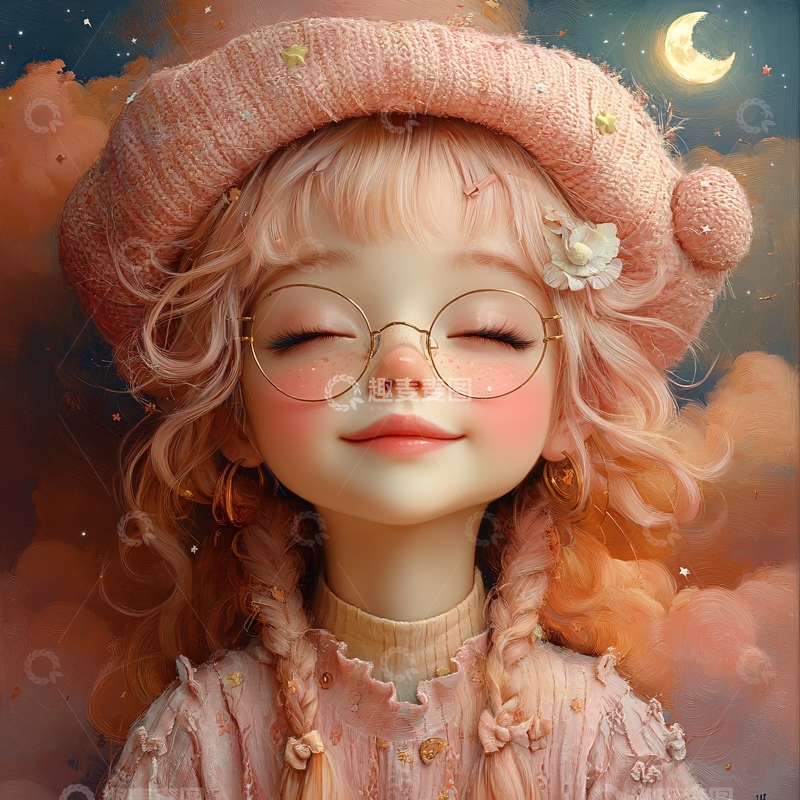 高清大图下载【趣麦麦图】小女孩儿插14