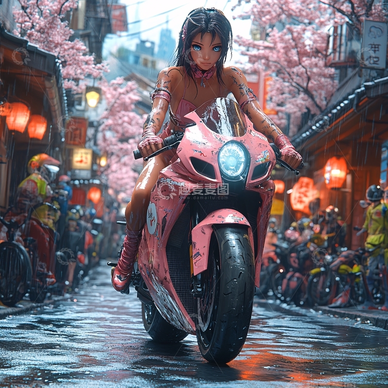 高清大图下载【趣麦麦图】赛摩朋克