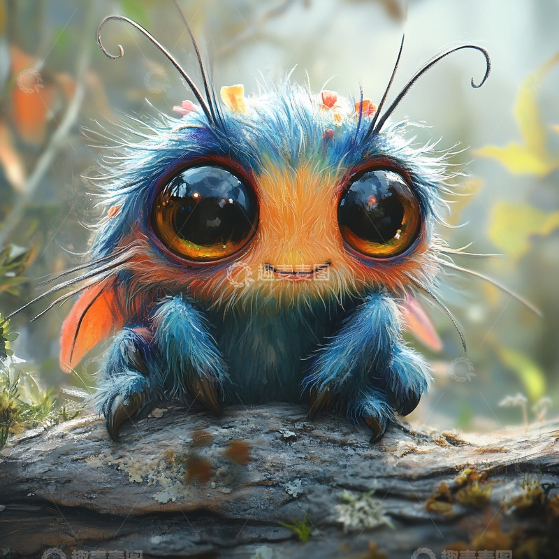 高清大图下载【趣麦麦图】原创卡通小精灵2