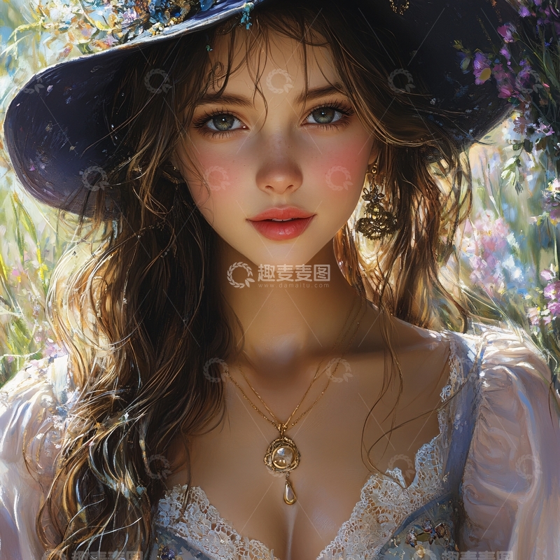 高清大图下载【趣麦麦图】写实人物插画20