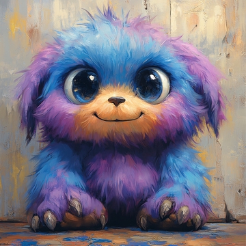 毛茸茸风格插画7