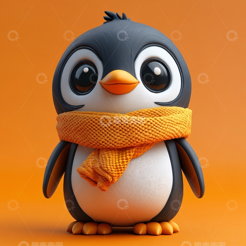 高清大图下载【趣麦麦图】原创企鹅设计4