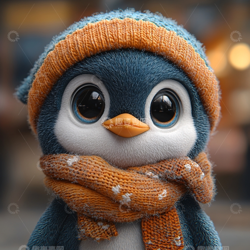 高清大图下载【趣麦麦图】原创企鹅设计3