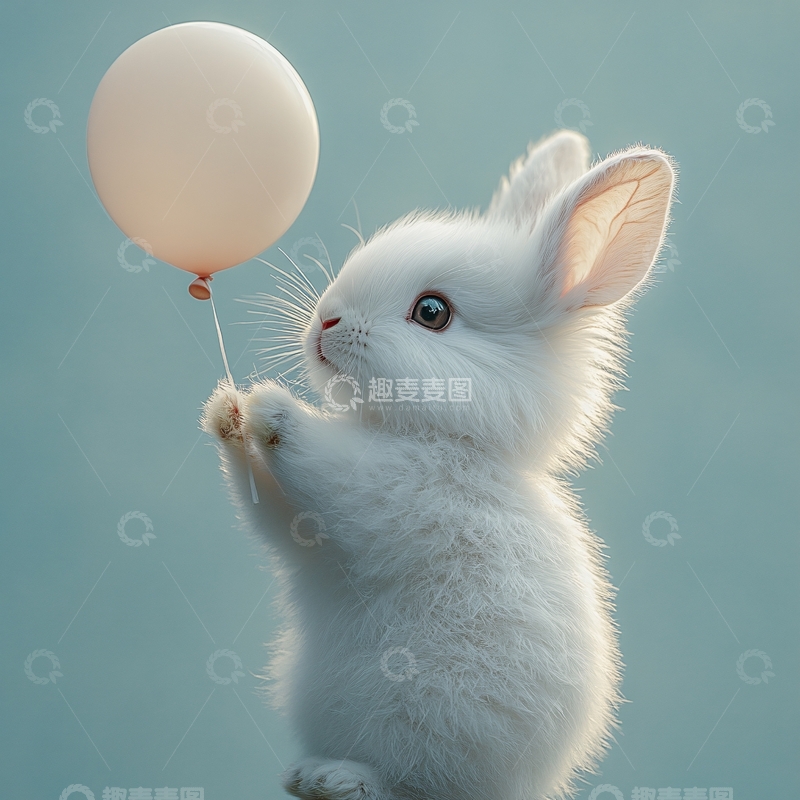 高清大图下载【趣麦麦图】小兔临摹33