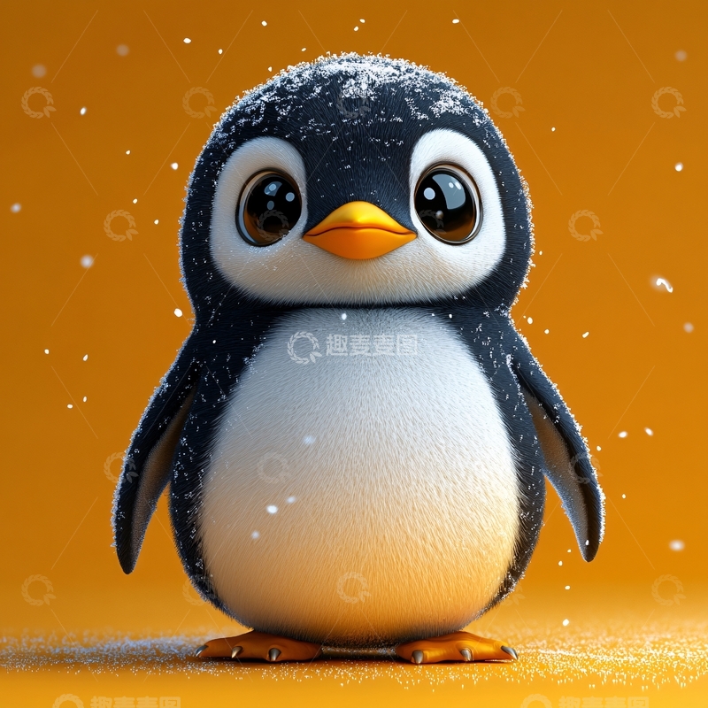 高清大图下载【趣麦麦图】原创企鹅设计5