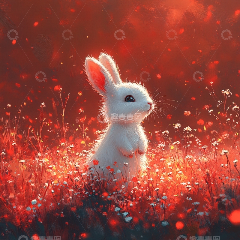 高清大图下载【趣麦麦图】小兔临摹31