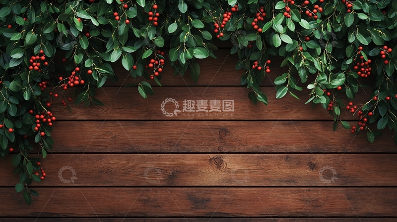 高清大图下载【趣麦麦图】简洁南天背景4