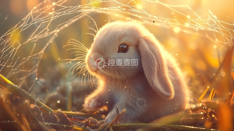 高清大图下载【趣麦麦图】小兔临摹34