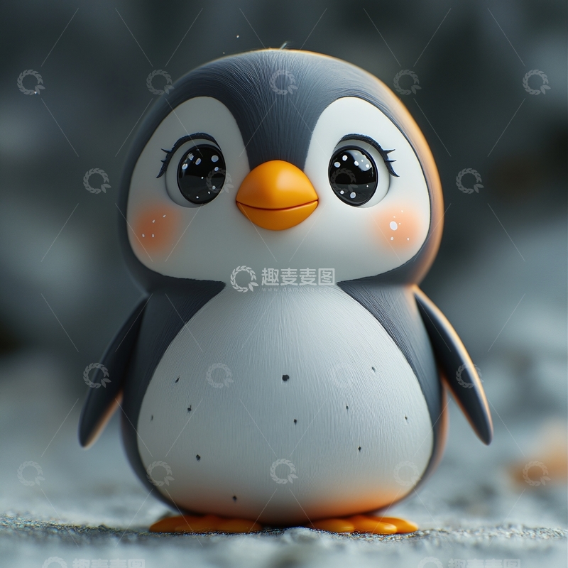 高清大图下载【趣麦麦图】原创企鹅设计9