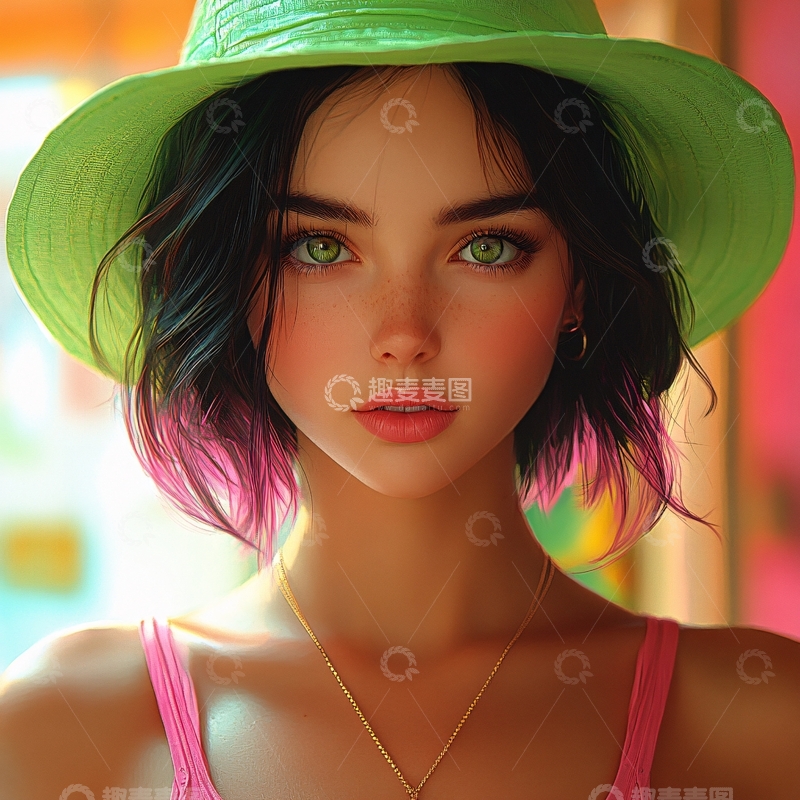 高清大图下载【趣麦麦图】写实人物插画26