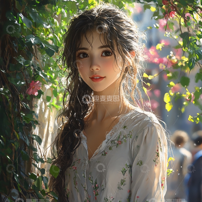 浪漫森系小美女