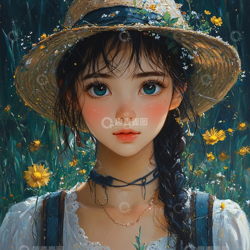 高清大图下载【趣麦麦图】写实人物插画22